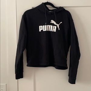 Black puma hoodie